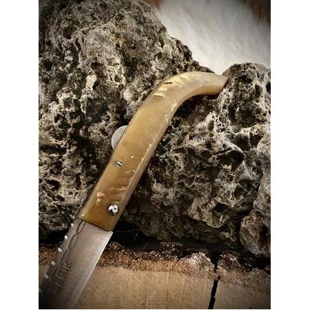 El Yapımı Kemik Kilitli Çoban Çakı Serik No:1