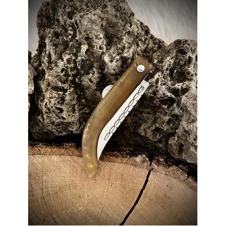 El Yapımı Kemik Kilitli Çoban Çakı Serik No:1