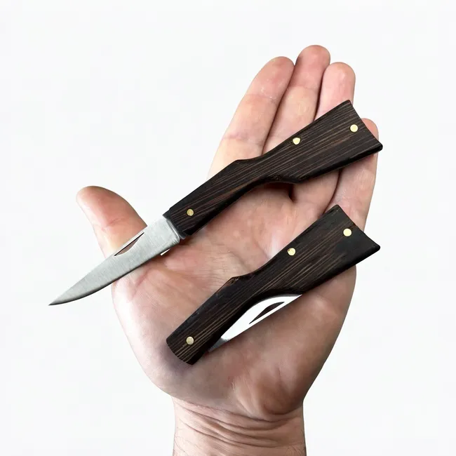 El yapımı klipsli yaylı çakı (Tüfek Model)