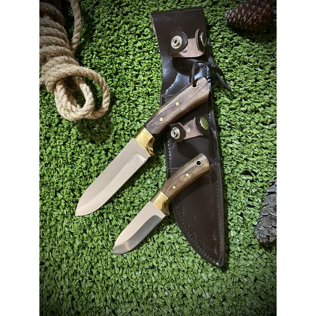 İkili bushcraft kamp bıçağı