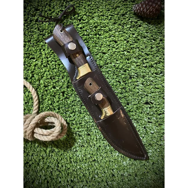 İkili bushcraft kamp bıçağı