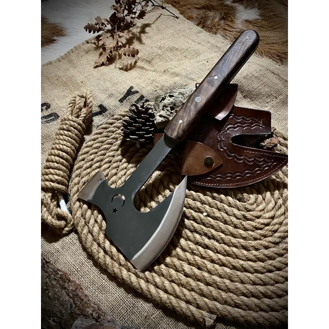 EL Yapımı Çift Ağız Kamp Baltası