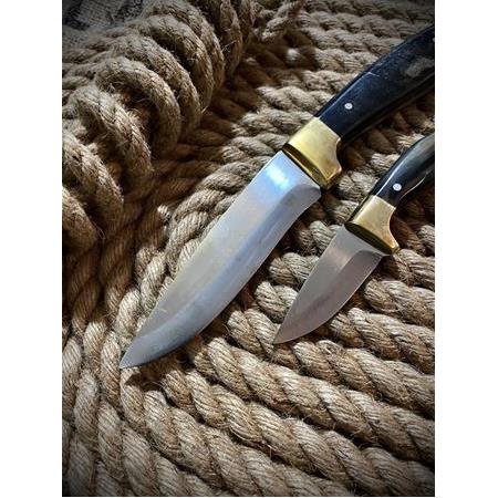 İkili Bushcraft Kamp Bıçağı (Koç Koynuz)