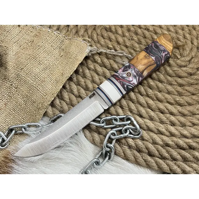 El Yapımı Bushcraft Doğa Kamp Bıçağı Pukko n690