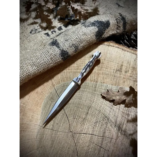 Mini Çift Ağızlı Bıçak (Geyik Boynuz)
