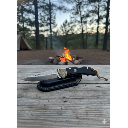 El Yapımı Grevürlü N690 Çakı no1