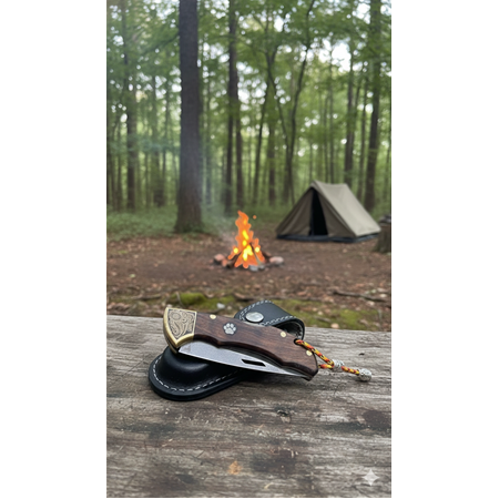 El Yapımı Grevürlü N690 Çakı no1