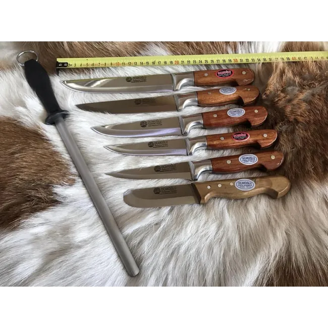 Ocakoğlu 6 Bıçak 1 Masat Kurban Seti