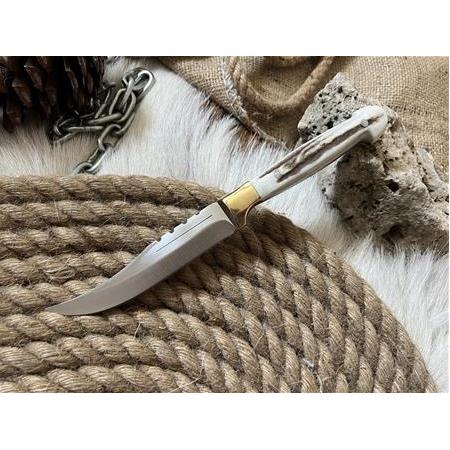 Geyik Boynuzu Kabze Bel Bıçağı no 1