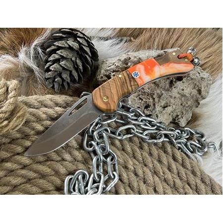 El Yapımı Sırttan Kilitli Çakı Bm