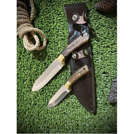 İkili bushcraft kamp bıçağı