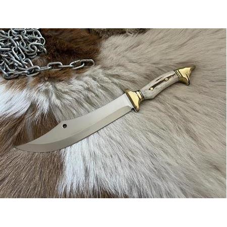 El Yapımı Kurt Başlı Pala no:1 (Geyik Kabze)