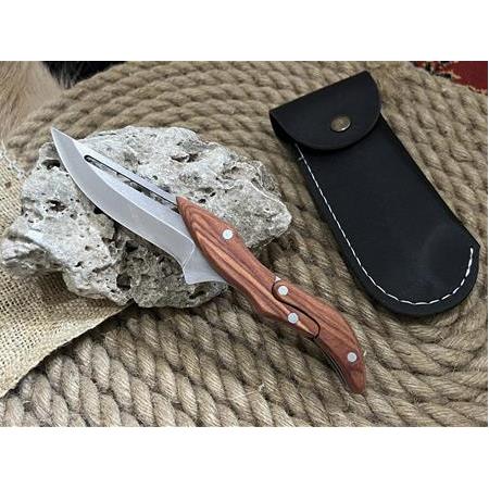 El Yapımı Hayalet Çakı (Ahşap Kabze)