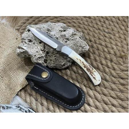 El Yapımı n690 Geyik Boynuz Ful Kabze Çakı No1