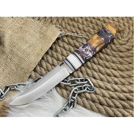 El Yapımı Bushcraft Doğa Kamp Bıçağı Pukko n690