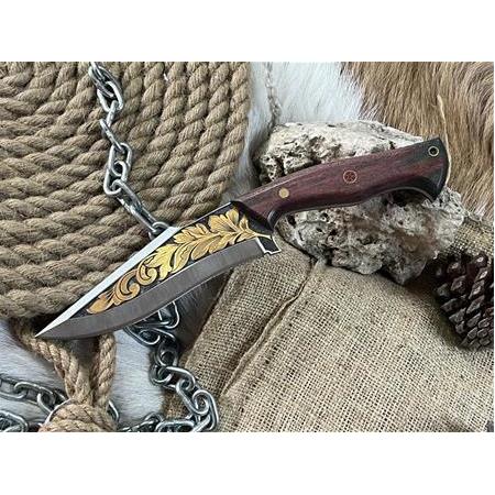 El Yapımı N690 Altın İşlemeli bm03