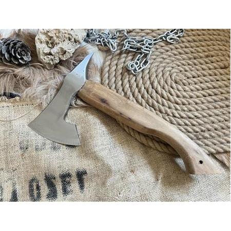 El Yapımı Dövme Kamp Baltası no 2 Çift Yönlü