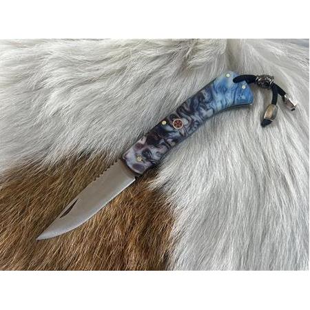 Sırttan  Kilitli Cep Çakısı ( Epoksi ) H.G.