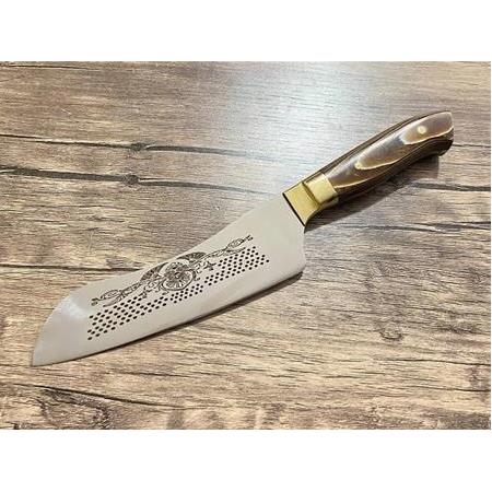 El Yapımı Şef Bıçağı no1 (Desenli)