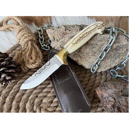 İşlemeli Namlu Bushcraft Kamp Bıçağı