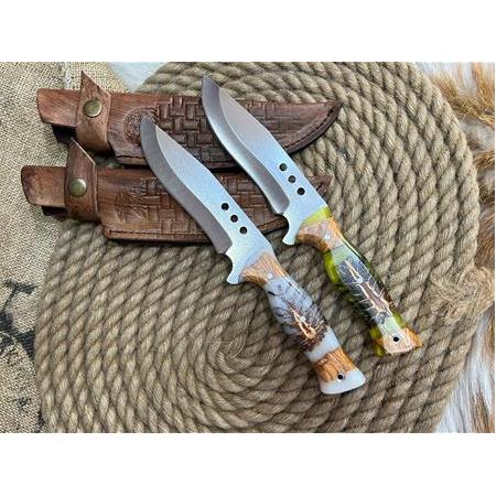 El Yapımı Epoksi Kabze Av Bıçağı 06