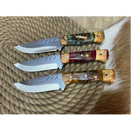 El Yapımı Epoksi Kabze Av Bıçağı 09