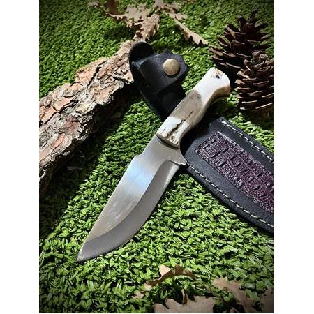 Yeni Geyik Boynuz N695 Avcı Kamp Bıçağı