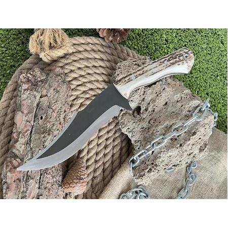 Yeni N695 Kampçı Av Bıçağı ( Geyik Boynuz )
