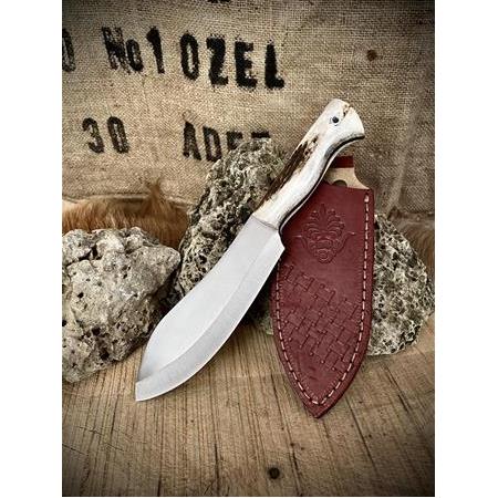 Geyik Boynuz Bushcraft N695 Avcı Kamp Bıçağı